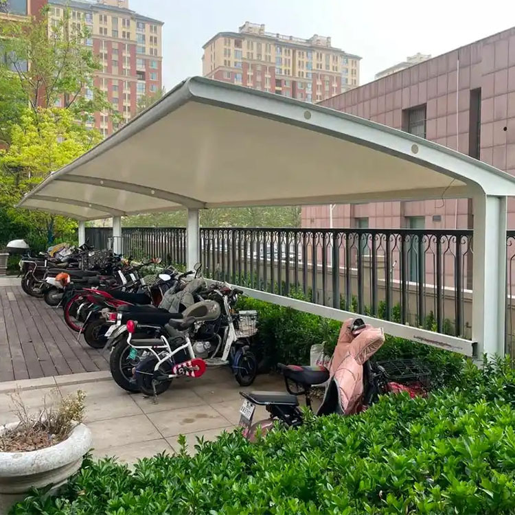 沂水县膜结构电动车棚